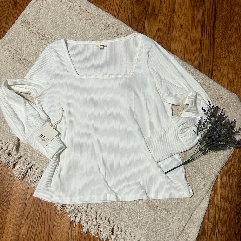 Ana ribbed long sleeve